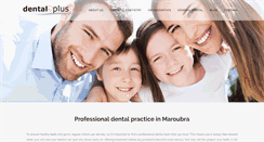 Desktop Screenshot of dentalplusmaroubra.com.au
