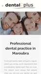 Mobile Screenshot of dentalplusmaroubra.com.au