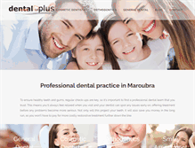 Tablet Screenshot of dentalplusmaroubra.com.au